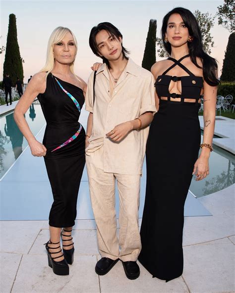 donatella versace hyunjin|versace ambassador list.